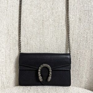 Authentic Gucci Dionysus Mini bag black leather